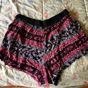 Charlotte Russe Printed Shorts